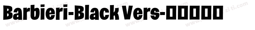 Barbieri-Black Vers字体转换